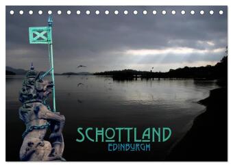 Schottland und Edinburgh (Tischkalender 2027 DIN A5 quer), CAL...