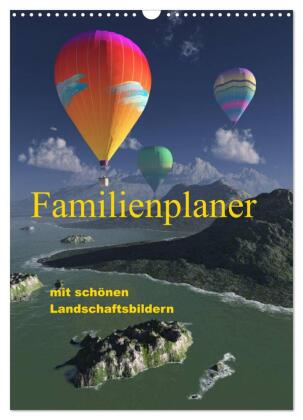 Familienplaner mit schönen Landschaftsbildern (Wandkalender 2...
