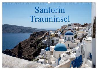 Santorin Trauminsel (Wandkalender 2027 DIN A2 quer), CALVENDO ...