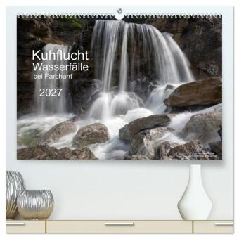 Kuhflucht Wasserfälle bei Farchant (hochwertiger Premium Wand...