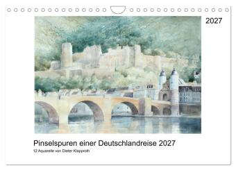 Pinselspuren einer Deutschlandreise - 12 Aquarelle von Dieter ...