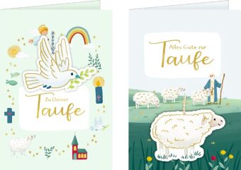 Grußkarten-Set - Zu deiner Taufe / Alles Gute zur Taufe