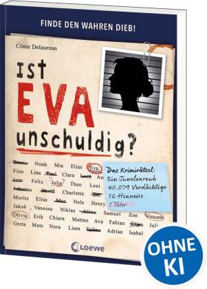 Ist Eva unschuldig? (Cross-Out-Crime Logikrätsel)