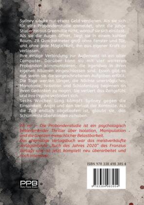 28m² - Die Probandenstudie / Psychothriller / Verlagsbestseller