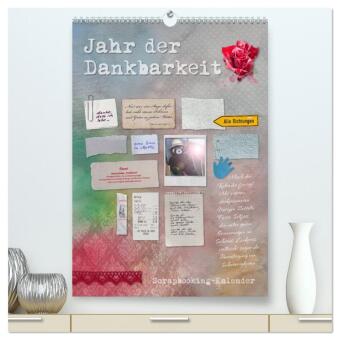 Jahr der Dankbarkeit - Scrapbooking-Kalender (hochwertiger Pre...
