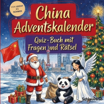 China-Adventskalender: Quiz-Buch mit Fragen und Rätsel