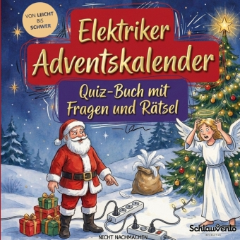 Elektriker-Adventskalender: Quiz-Buch mit Fragen und Rätsel