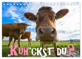 Kuhckst du? (Tischkalender 2027 DIN A5 quer), CALVENDO Monatsk...