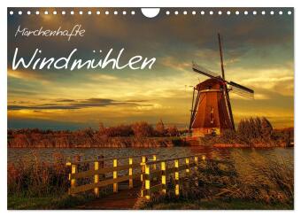 Märchenhafte Windmühlen (Wandkalender 2027 DIN A4 quer), CAL...