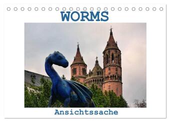 Worms - Ansichtssache (Tischkalender 2027 DIN A5 quer), CALVEN...