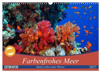 Farbenfrohes Meer (Wandkalender 2027 DIN A3 quer), CALVENDO Mo...