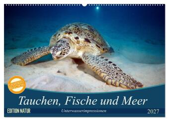 Tauchen, Fische und Meer (Wandkalender 2027 DIN A2 quer), CALV...