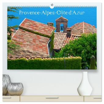 Provence-Alpes-Côte d'Azur (hochwertiger Premium Wandkal...