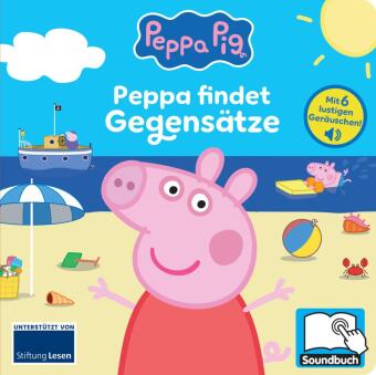Peppa Pig - Peppa findet Gegensätze - Pappbilderbuch mit 6 in...