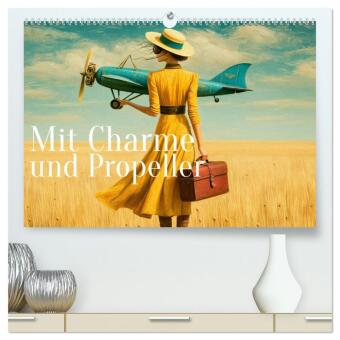 Mit Charme und Propeller (hochwertiger Premium Wandkalender 20...