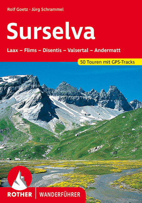 Rother Wanderführer Surselva main product photo