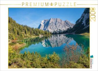CALVENDO Puzzle Seebensee und Zugspitze 2000 Teile Puzzle quer | 2000 Teile Lege-Größe 90 × 67 cm Foto-Puzzle für glückliche Stunden
