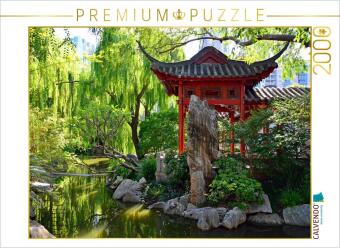 CALVENDO Puzzle Chinesischer Garten 2000 Teile Puzzle quer | 2000 Teile Lege-Größe 90 × 67 cm Foto-Puzzle für glückliche Stunden