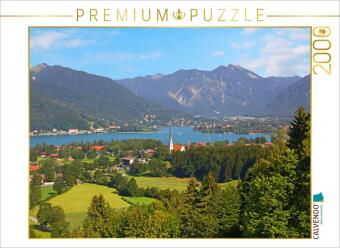 CALVENDO Puzzle Bad Wiessee am Tegernsee 2000 Teile Puzzle quer | 2000 Teile Lege-Größe 90 × 67 cm Foto-Puzzle für glückliche Stunden