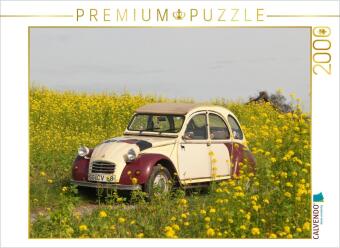 CALVENDO Puzzle Kultautomobil Ente Citroën 2CV 2000 Teile Puzzle quer | 2000 Teile Lege-Größe 90 × 67 cm Foto-Puzzle für glückliche Stunden