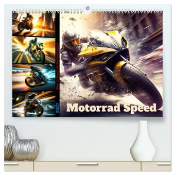 Motorrad Speed (hochwertiger Premium Wandkalender 2027 DIN A2 ...