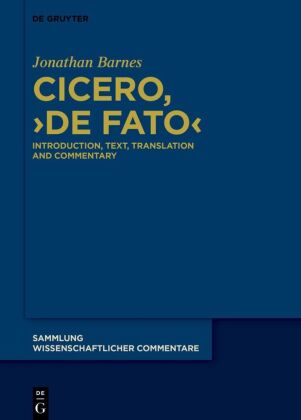Cicero, 'De fato'