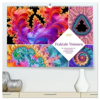 Fraktale Visionen (hochwertiger Premium Wandkalender 2027 DIN ...