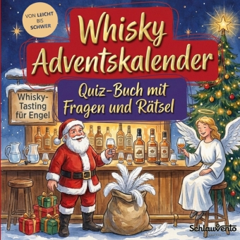 Whisky-Adventskalender: Quiz-Buch mit Fragen und Rätsel