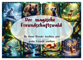 Der magische Freundschaftswald (Wandkalender 2027 DIN A3 quer)...