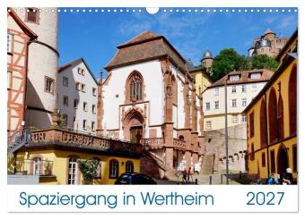 Spaziergang in Wertheim (Wandkalender 2027 DIN A3 quer), CALVE...