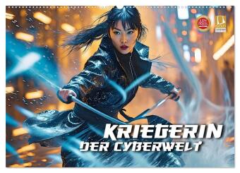 Kriegerin der Cyberwelt (Wandkalender 2027 DIN A2 quer), CALVE...