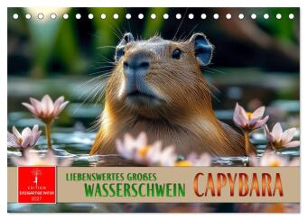 Capybara - liebenswertes großes Wasserschwein (Tischkalender ...