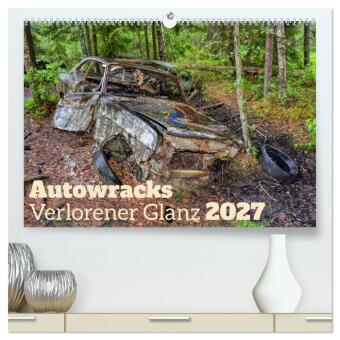 Autowracks - Verlorener Glanz 2027 (hochwertiger Premium Wandk...