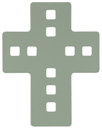 Kreuz aus Metall