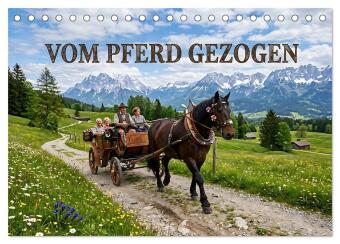 Vom Pferd gezogen (Tischkalender 2027 DIN A5 quer), CALVENDO M...
