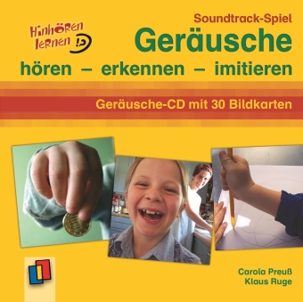 Soundtrack-Spiel Geräusche, 1 Audio-CD + 30 Bildkarten