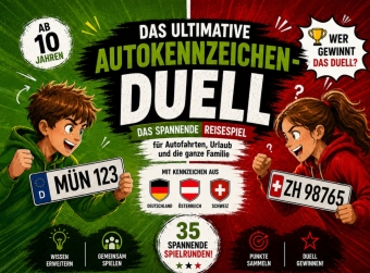 Das ultimative Autokennzeichen-Duell für Kinder ab 10 Jahren