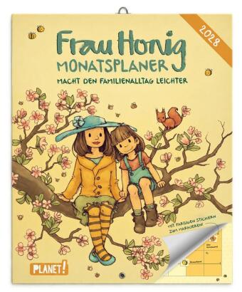 Frau Honig: Monatsplaner 2028 - macht den Familienalltag leichter