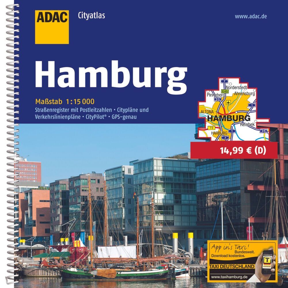 ADAC Cityatlas Hamburg 1:15.000 main product photo
