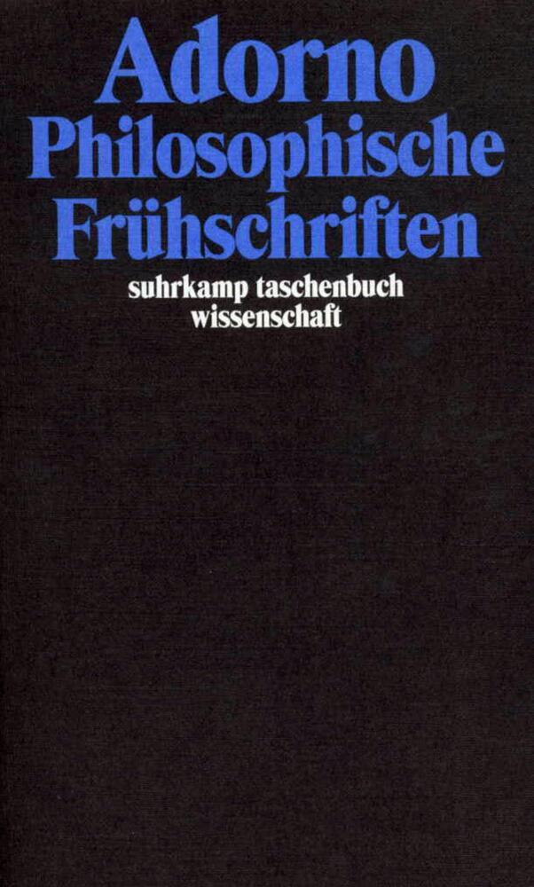 Philosophische Frühschriften main product photo
