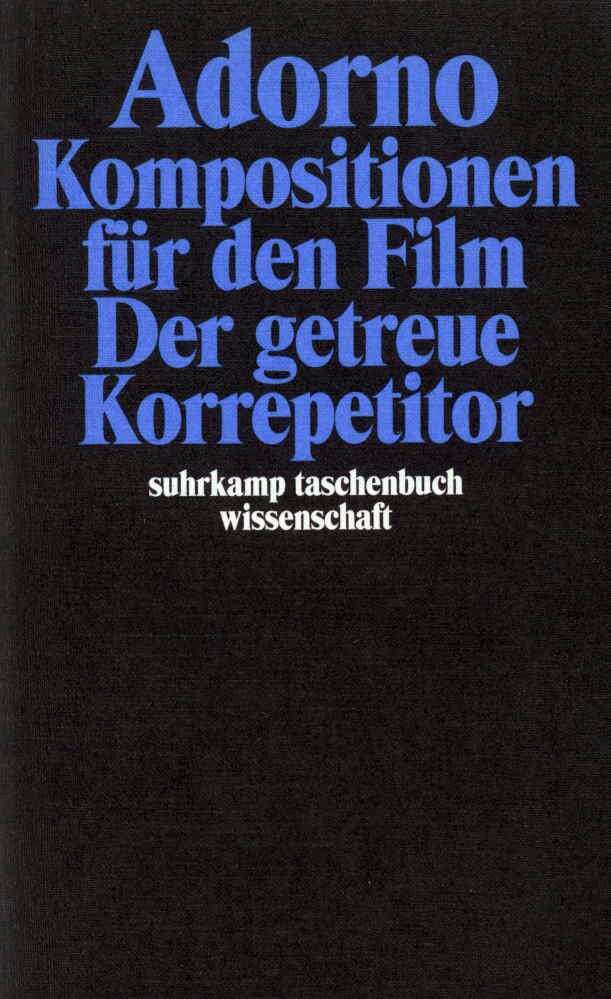 Kompositionen für den Film. Der getreue Korrepetitor main product photo