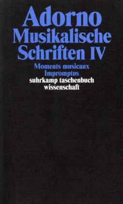 Musikalische Schriften. Tl.4