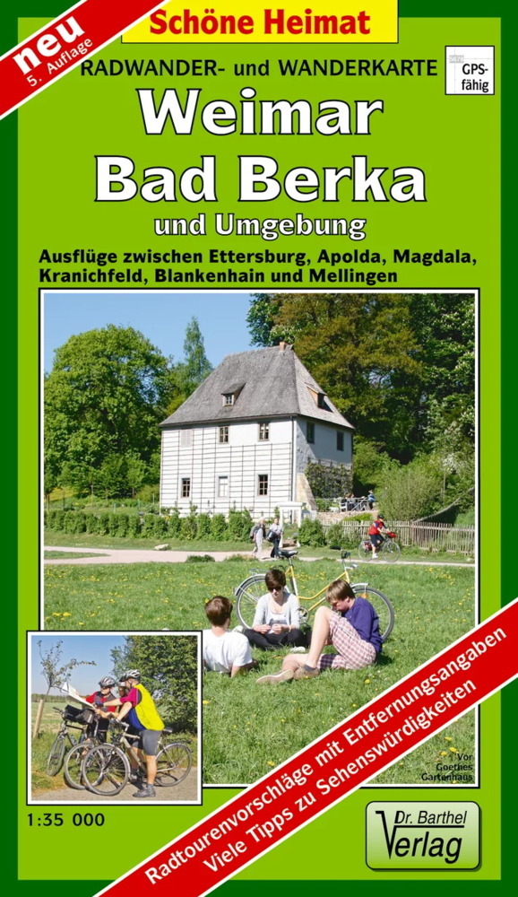 Doktor Barthel Karte Weimar, Bad Berka und Umgebung main product photo