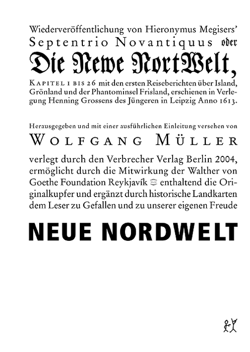 Neue Nordwelt main product photo