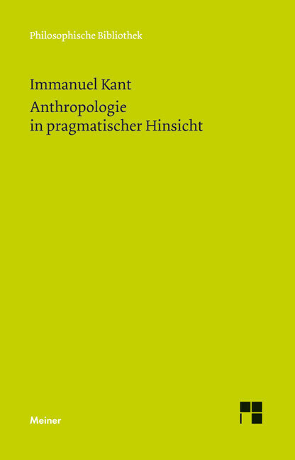 Anthropologie in pragmatischer Hinsicht main product photo