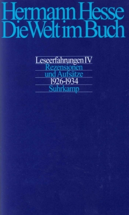 Rezensionen und Aufsätze aus den Jahren 1926-1934
