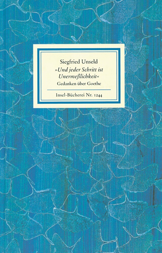 »Und jeder Schritt ist Unermeßlichkeit« main product photo