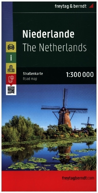 Freytag & Berndt Autokarte Niederlande. Nederland. Paises Bajos; The Netherlands; Pays Bas; Paesi Bassi main product photo