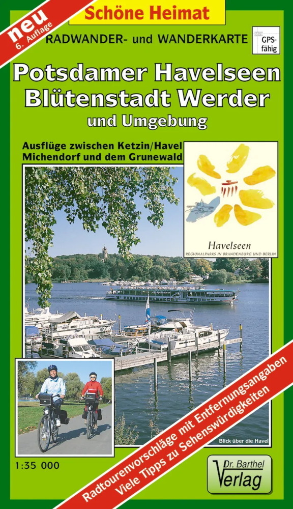 Doktor Barthel Karte Potsdamer Havelseen, Blütenstadt Werder und Umgebung main product photo