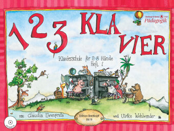 1 2 3 Klavier, m. Audio-CD. H.1